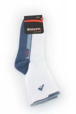Steven Sport 060 12 bílé Ponožky