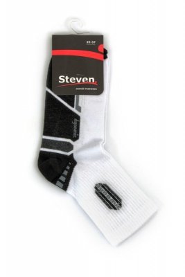 Steven Sport 022 152 bílé Chlapecké ponožky