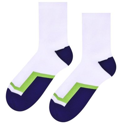 Steven Froté 047 085 bílé Pánské ponožky