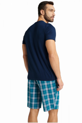 Henderson Weston 40663-59X tmavě modré Pánské pyžamo