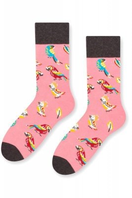 More 078 174 Parrots růžové Dámské ponožky
