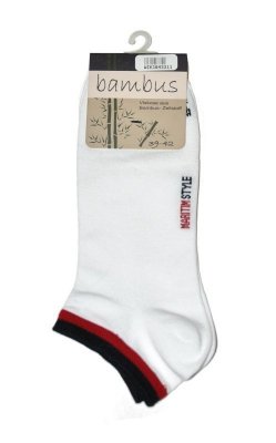 WiK 16433 Maritim Style Bambus Kotníkové ponožky
