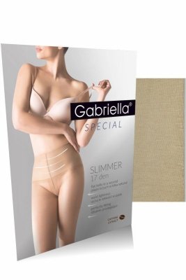 Gabriella Slimmer 17den 716 beige Punčochové kalhoty