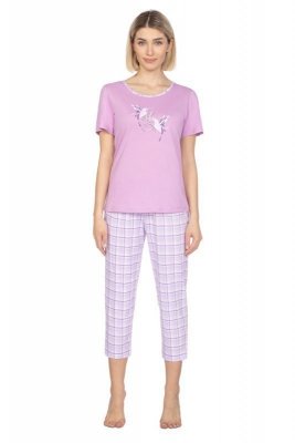 Regina 659 fialové plus Dámské pyžamo