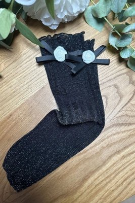 Magnetis Lurex Kwiatek Dámské ponožky