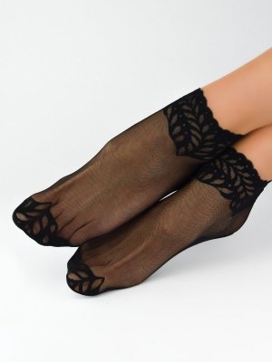 Noviti SN035 krajkové Dámské ponožky