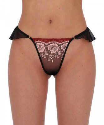 DIANTA THONG Stringi z falbanką