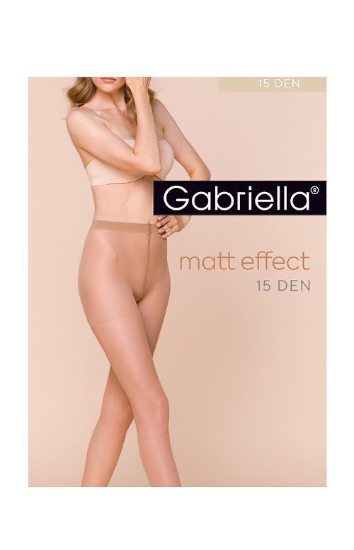Gabriella Dita Matt 15 den 5-XL punčochové kalhoty