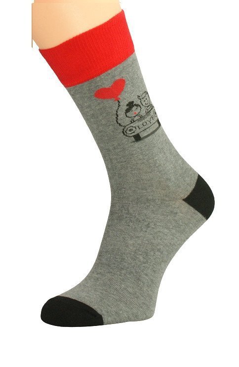 Bratex Classic Men 424 Valentýna Pánské ponožky
