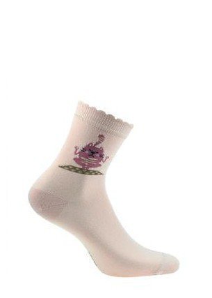Wola W44.01P 11-15 lat Dívčí ponožky s vzorem 