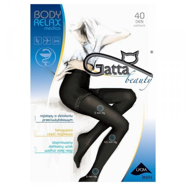 Gatta Body relaxmedica 40den plus Punčochové kalhoty