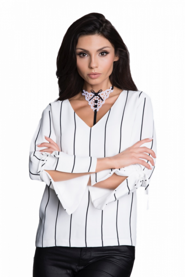 Julimex Lady Boss Collet bílé Ozdobné ramínko