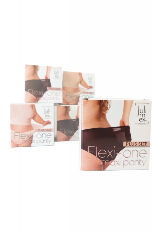 Julimex Flexi-one plus size maxi černé Kalhotky