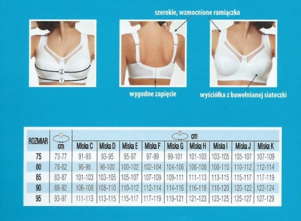 Viki Maja 582 bílá Podprsenka měkká