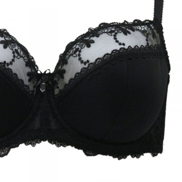 Ava 1030 Novato černá Podprsenka polovyztužená plus size