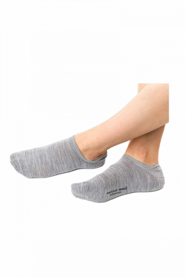 Steven art.130 Natural Merino Wool Dámské kotníkové ponožky