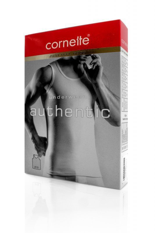 Cornette Authentic 213 bílý plus Pánský nátělník