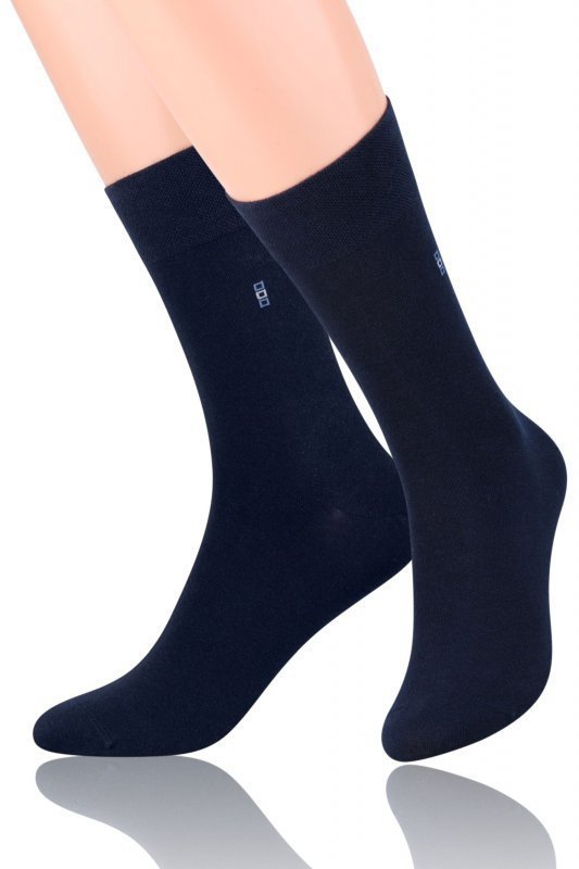 Steven 056 60 tmavě modré Pánské ponožky