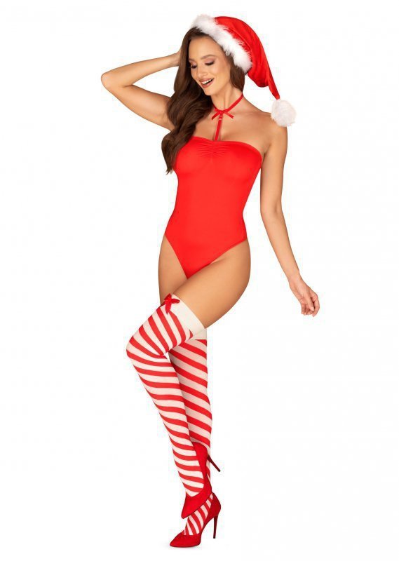 Obsessive Kissmas Body Vánoční Kostým