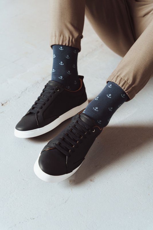 Steven 056-170 Jeans Pánské ponožky