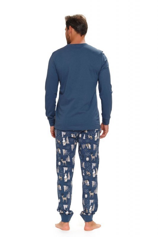 Doctor nap PMB 4329 deep blue plus Pánské pyžamo
