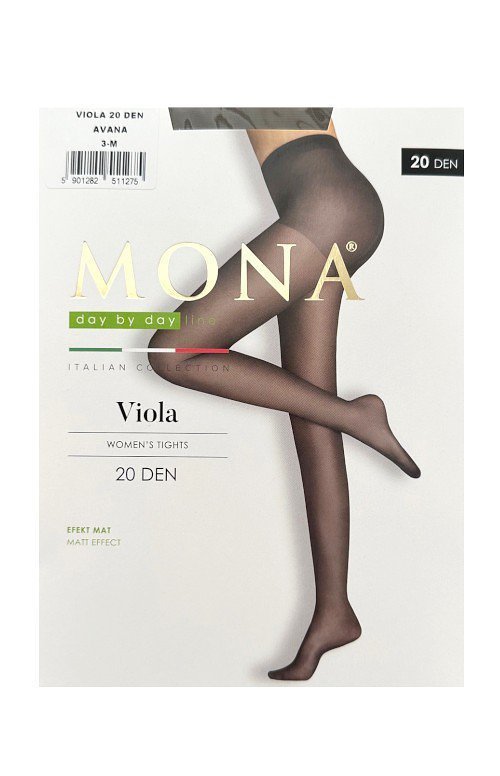 Mona Viola Matt Effect 20 den Punčochové kalhoty