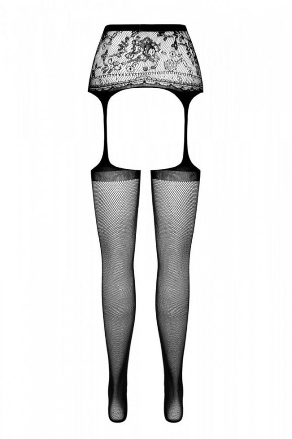 Passion S028 bílé Strip Panty Punčochy