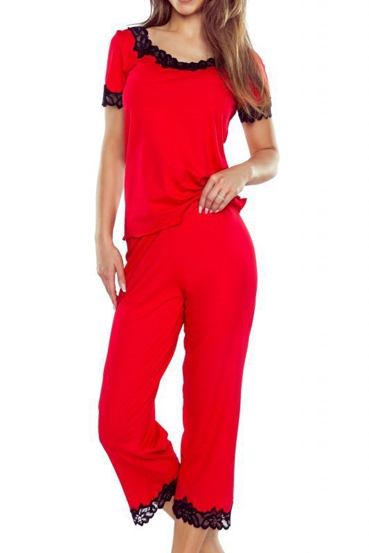 Eldar Aster červeno-černé Dámské pyžamo