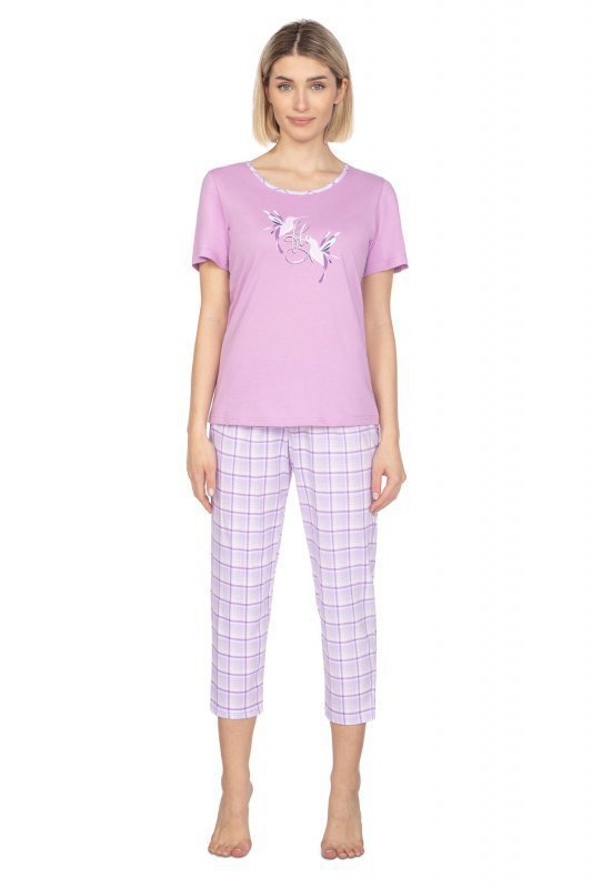 Regina 659 fialové plus Dámské pyžamo
