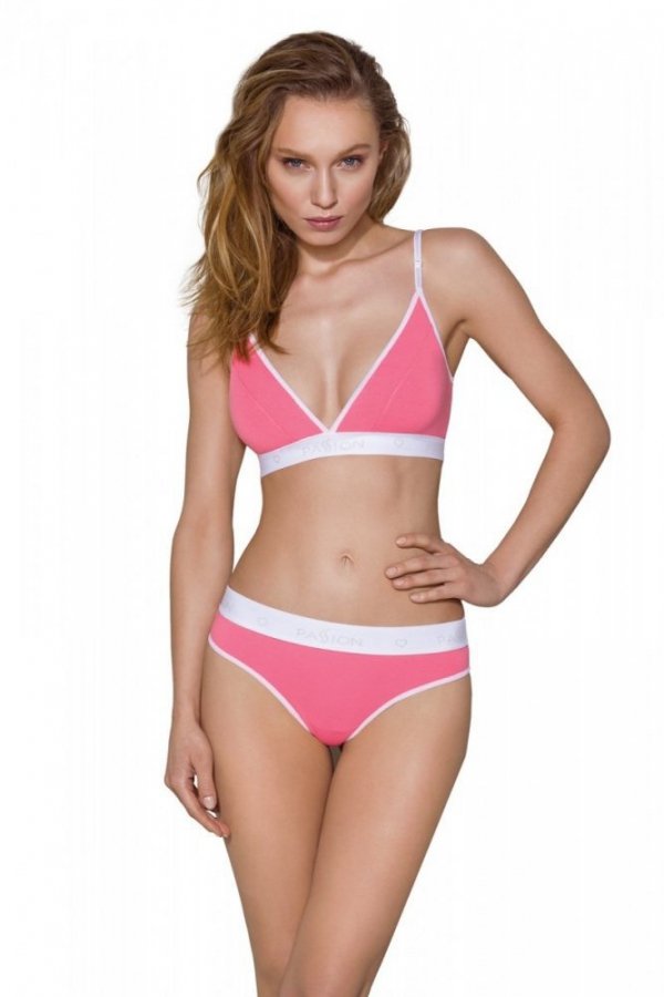 PS007 TOP pink biustonosz bawełniany