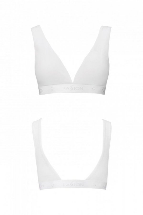 PS015 TOP biały bawełniany