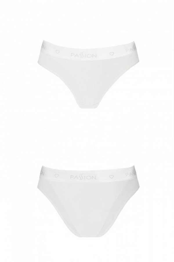 PS002 PANTIES white figi z siateczką