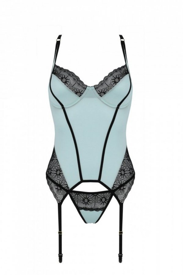 SIDRA CORSET Miętowy gorset