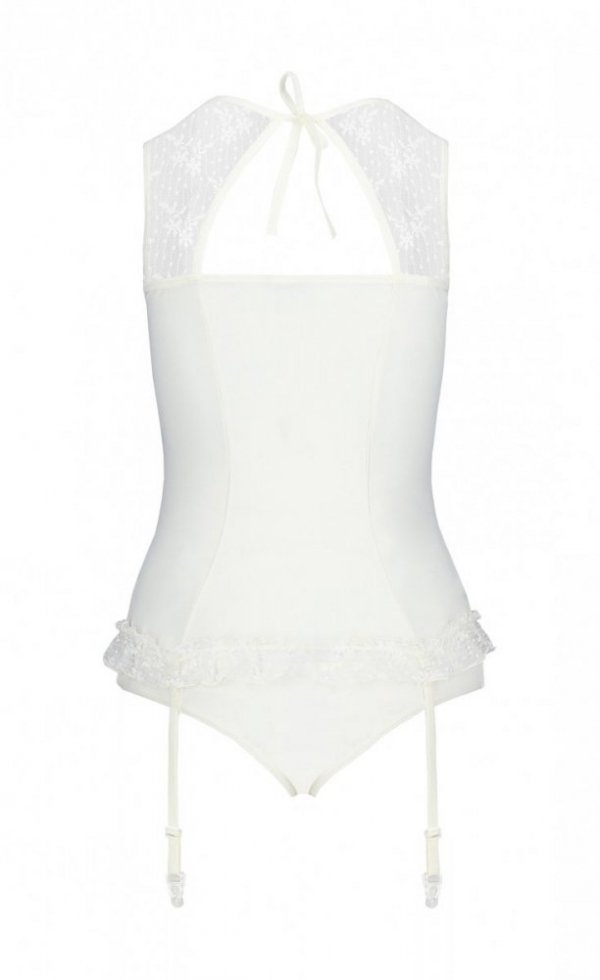MIA CORSET Biały gorset