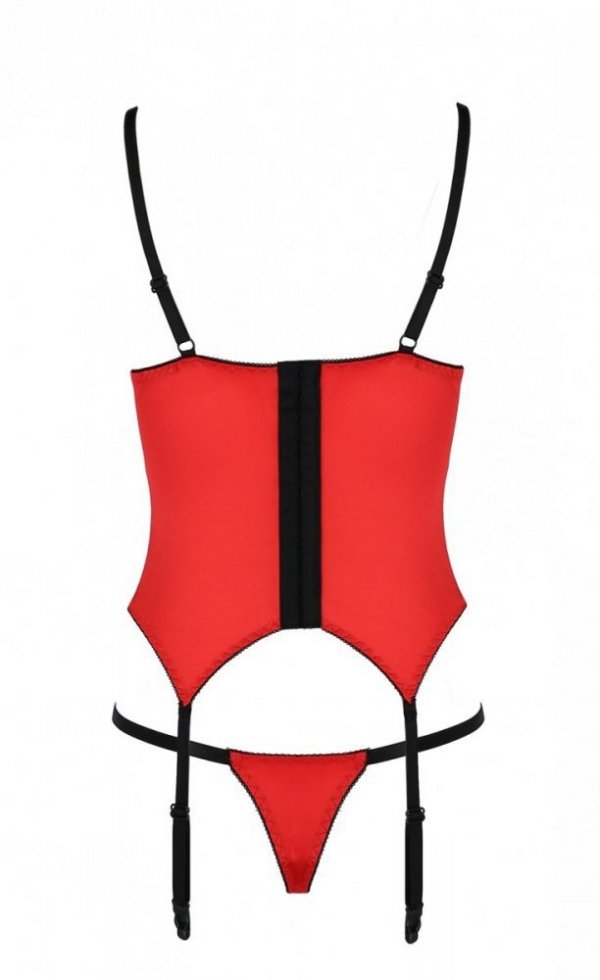 POLINA CORSET Czerwony gorset