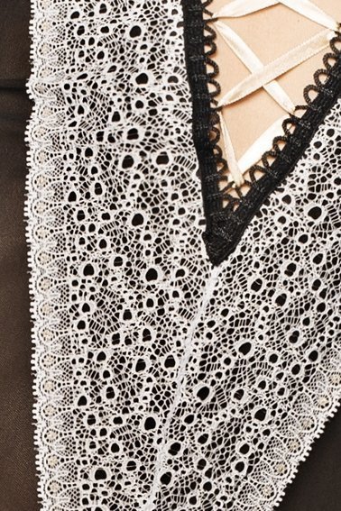 SHIRLEY CORSET Czarny gorset