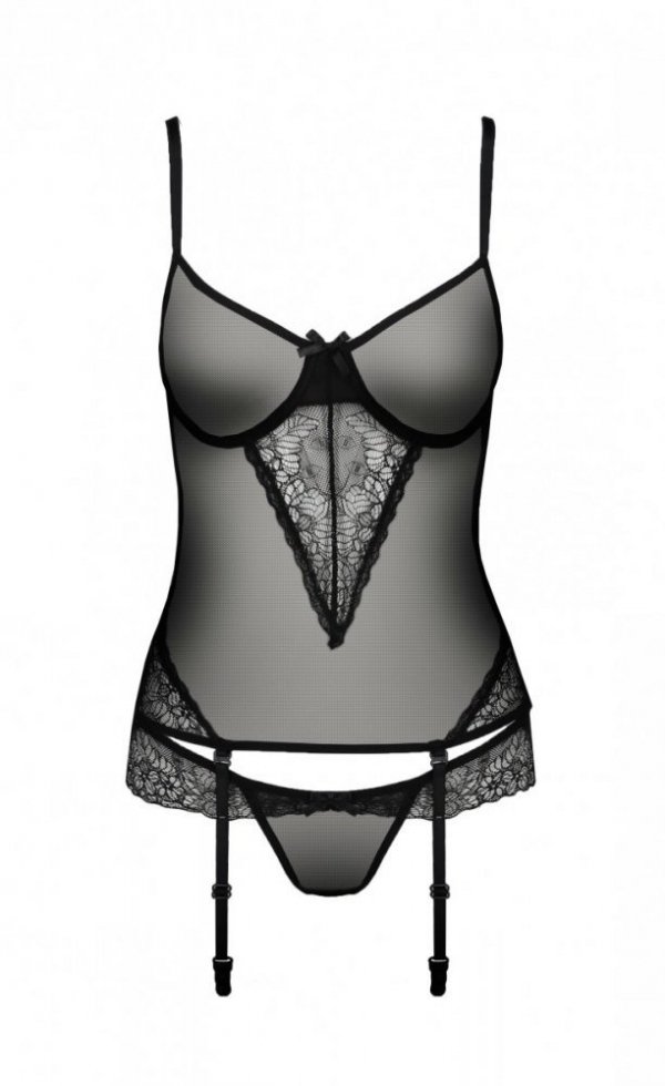VELIA CORSET Czarny gorset