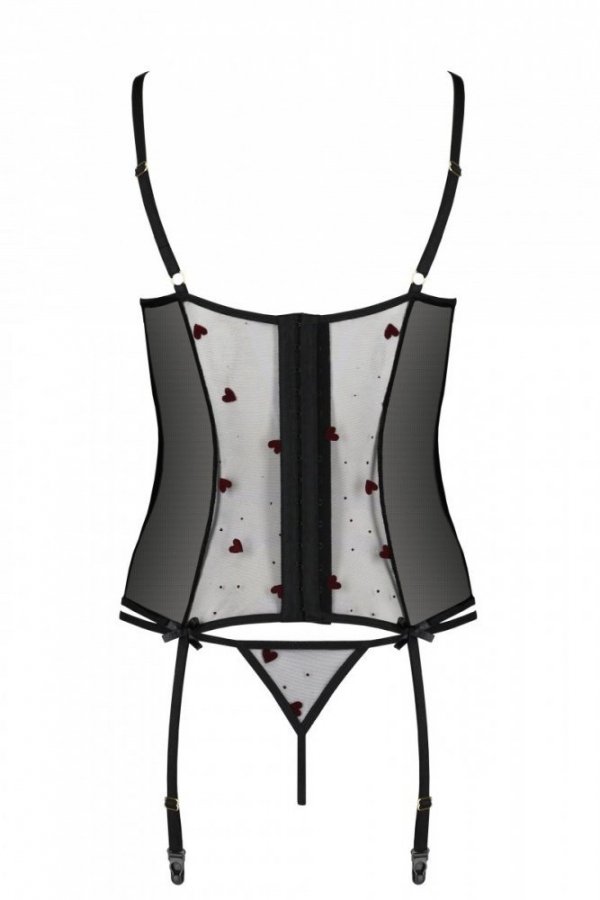 LOVELIA CORSET Czarny gorset