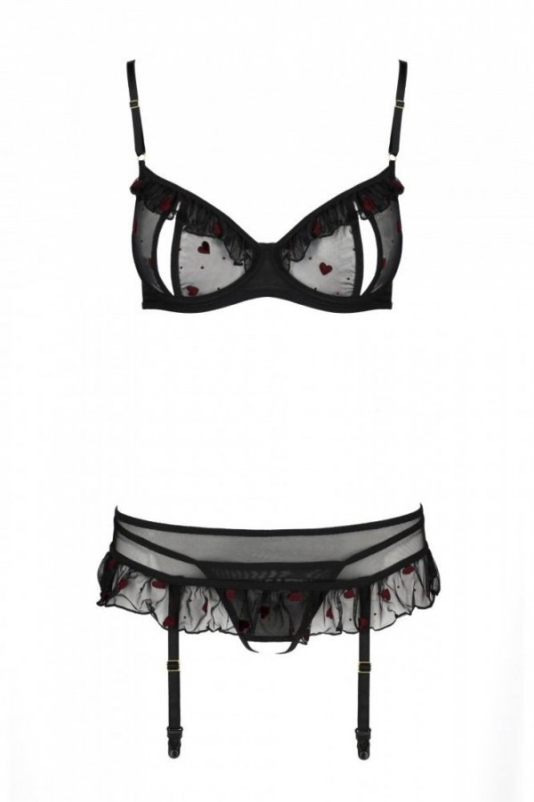 LOVELIA SET Czarny zestaw dwuczęściowy