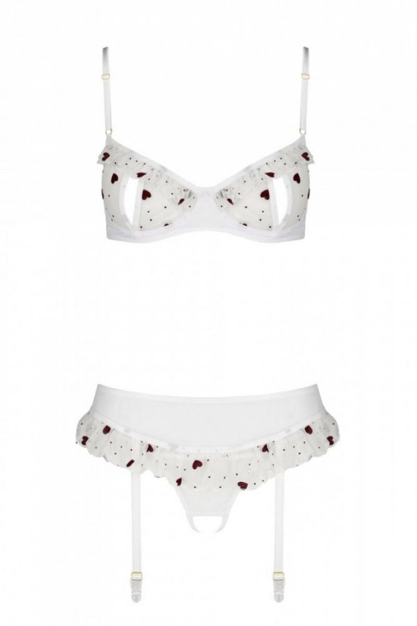 LOVELIA SET Biały zestaw dwuczęściowy