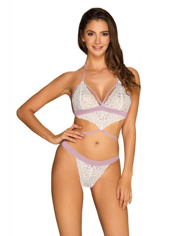 Bielizna-Lilyanne body białe  S/M