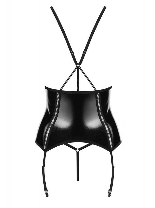 Bielizna- Stormea gorset i stringi  S/M czarny
