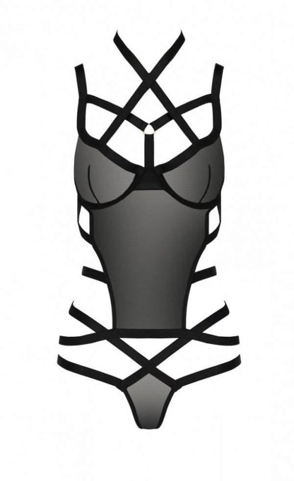 HAGAR CORSET Czarny gorset
