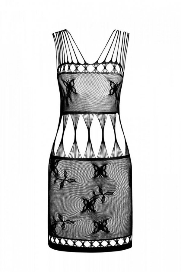 BS090 Bodystocking Czarny