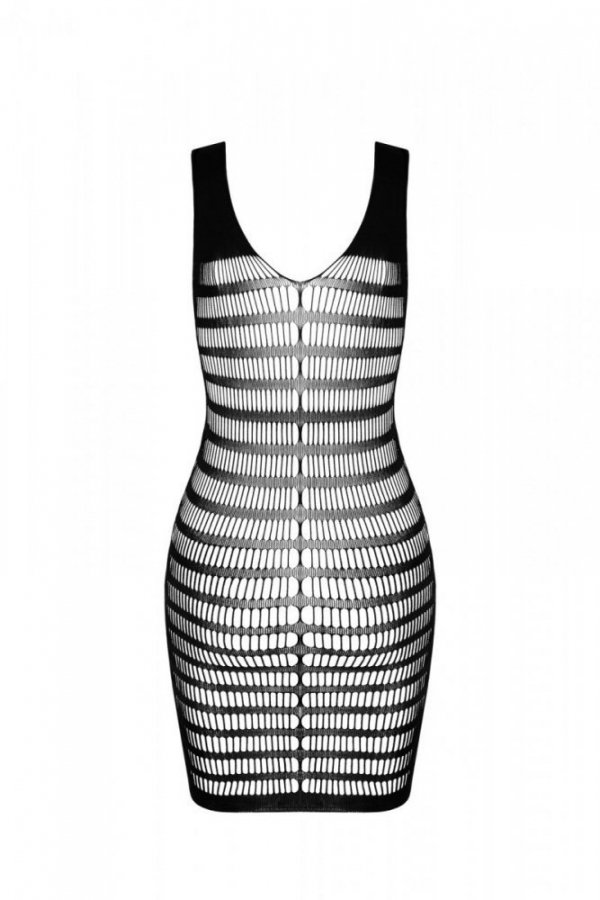 BS092 Bodystocking Czarny