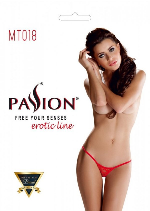 MT018 Białe stringi