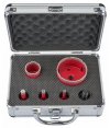 Zestaw 5 OTWORNIC Koronek 6-68 mm Otwornica Diamentowa Adapter HEX M14 RTZOD0045