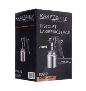 Pistolet lakierniczy HVLP 750ml KD2091