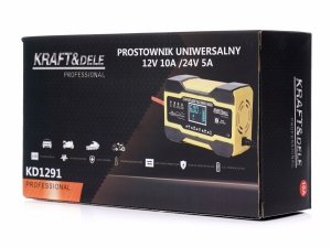 Prostownik uniwersalny 12 / 24V 5A/10A  KD1291