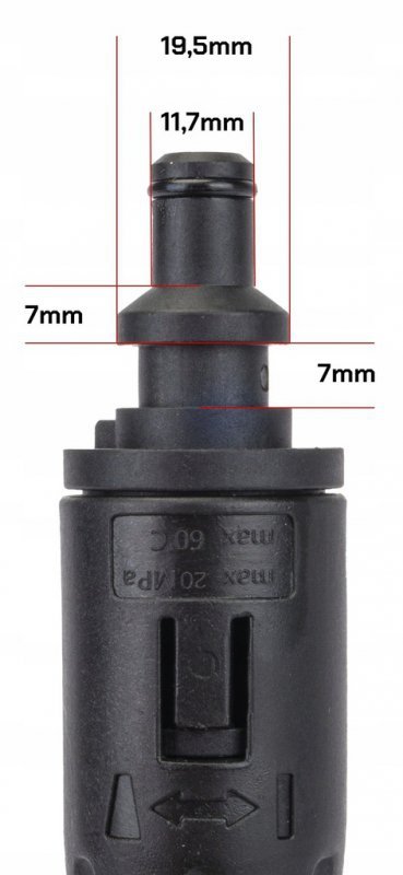 LANCA PISTOLET DO MYJKI CIŚNIENIOWEJ RTMC0028-L1